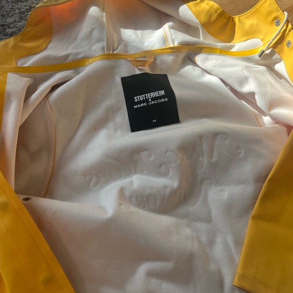 Stutterheim x Marc Jacobs Iconic Yellow Rain Jacket XS - Picture 4 of 6